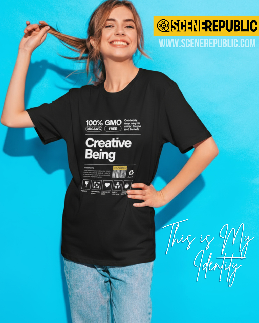 Creative Being (organic cotton - BLK)