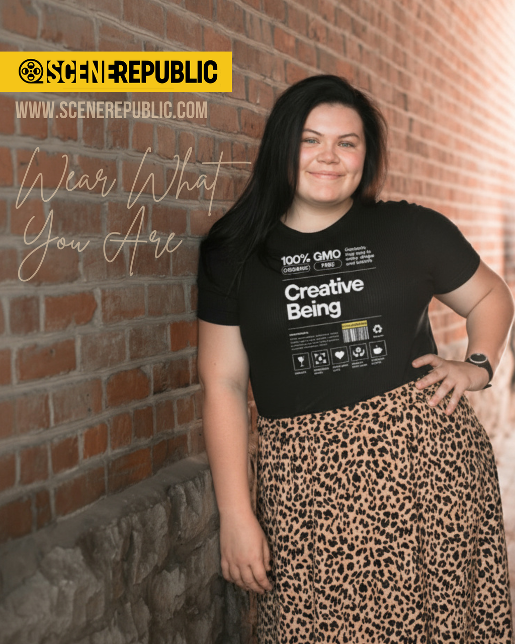 Creative Being (organic cotton - BLK)