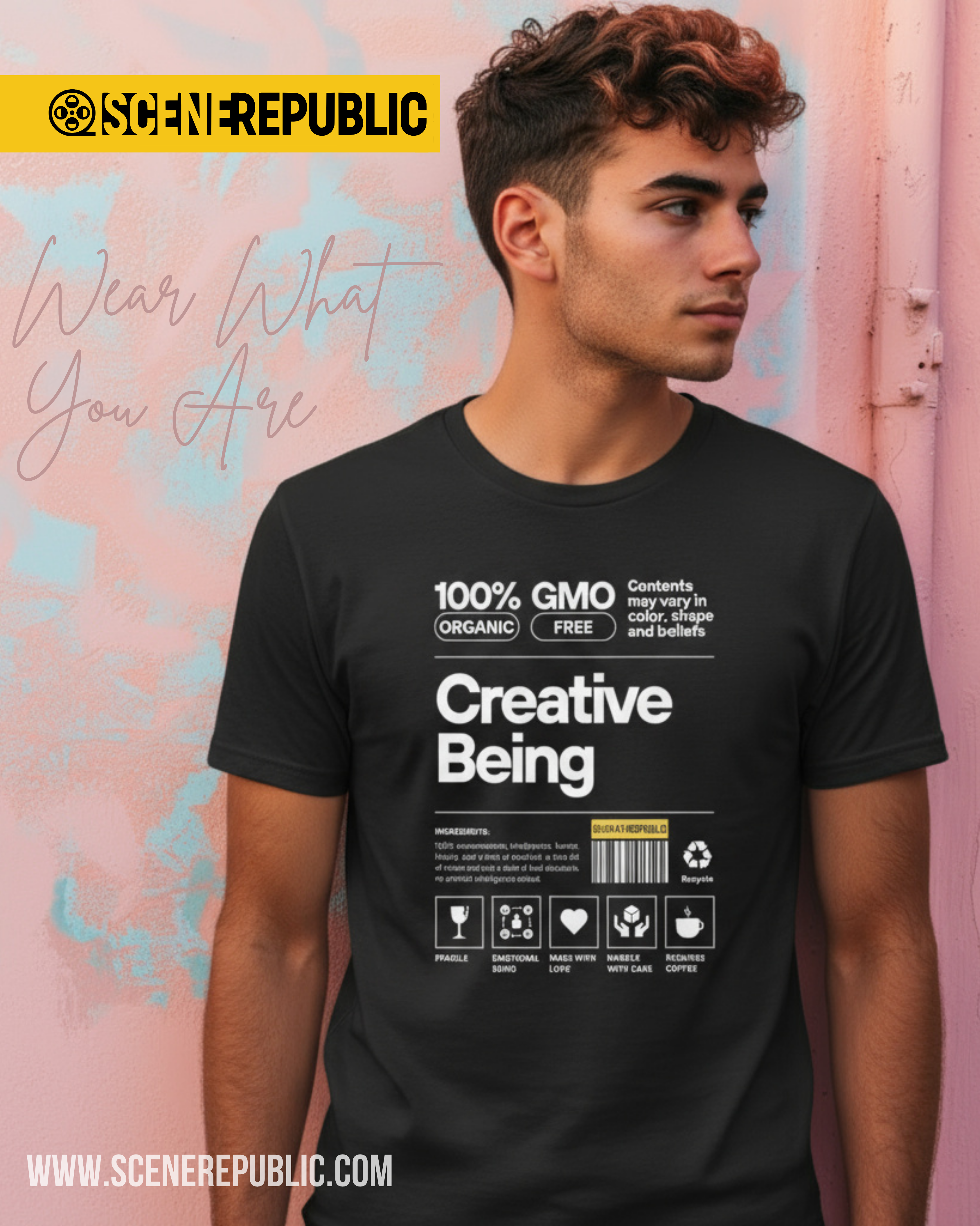 Creative Being (organic cotton - BLK)