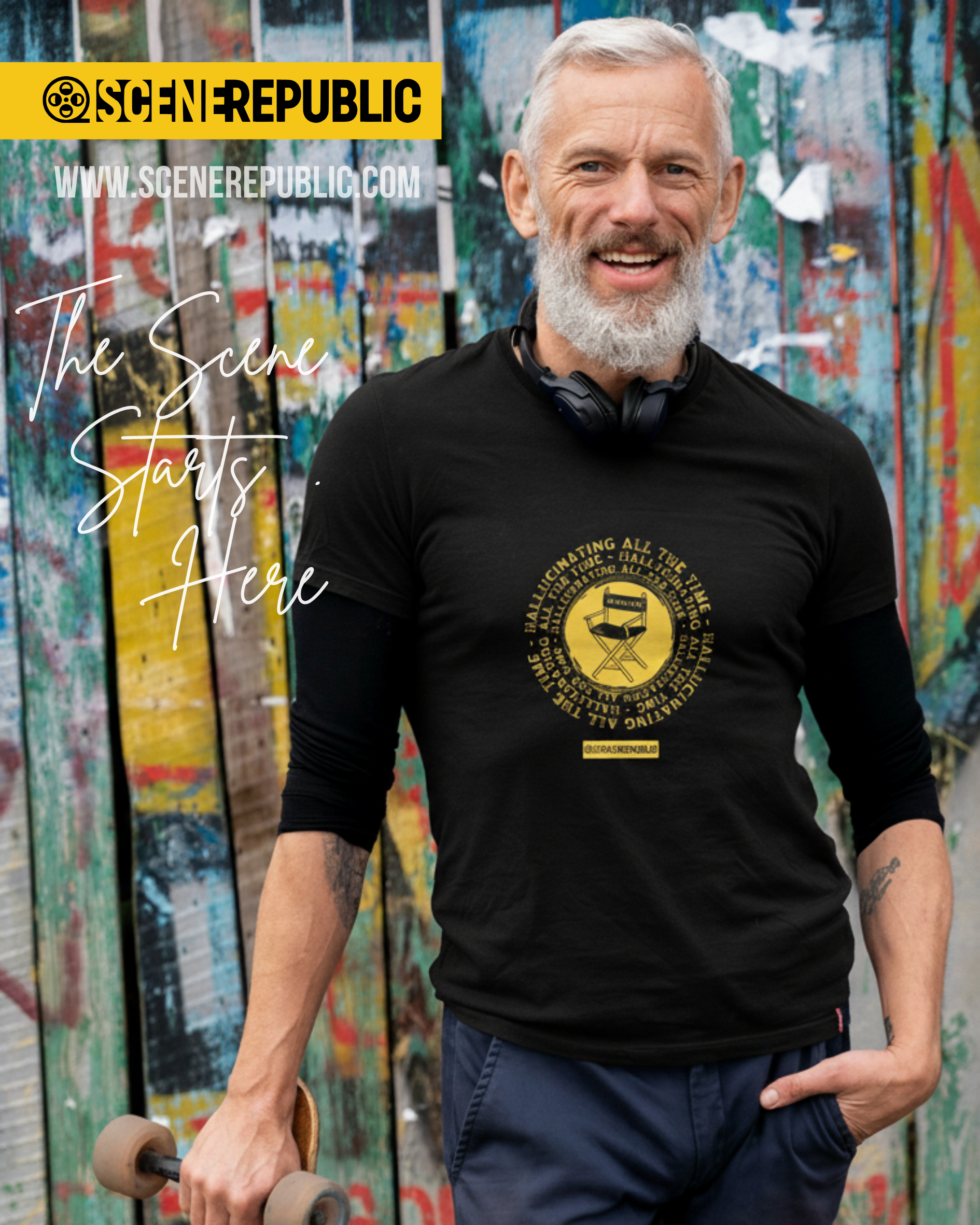 I am the Director - Big Print (organic cotton)