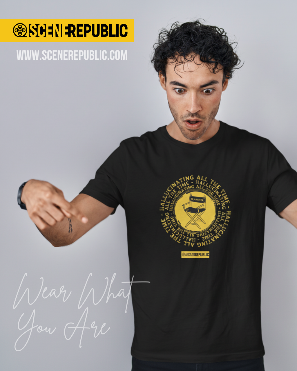 I am the Director - Big Print (organic cotton)