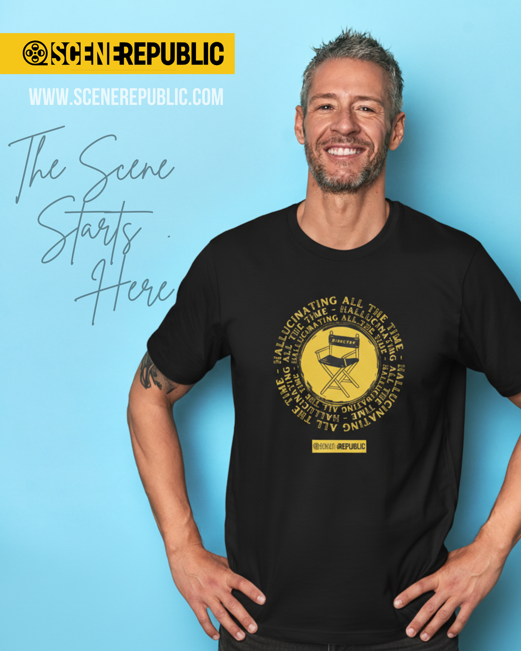 I am the Director - Big Print (organic cotton)