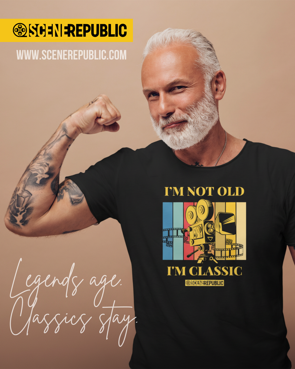 I'm not old, I'm classic (organic cotton)