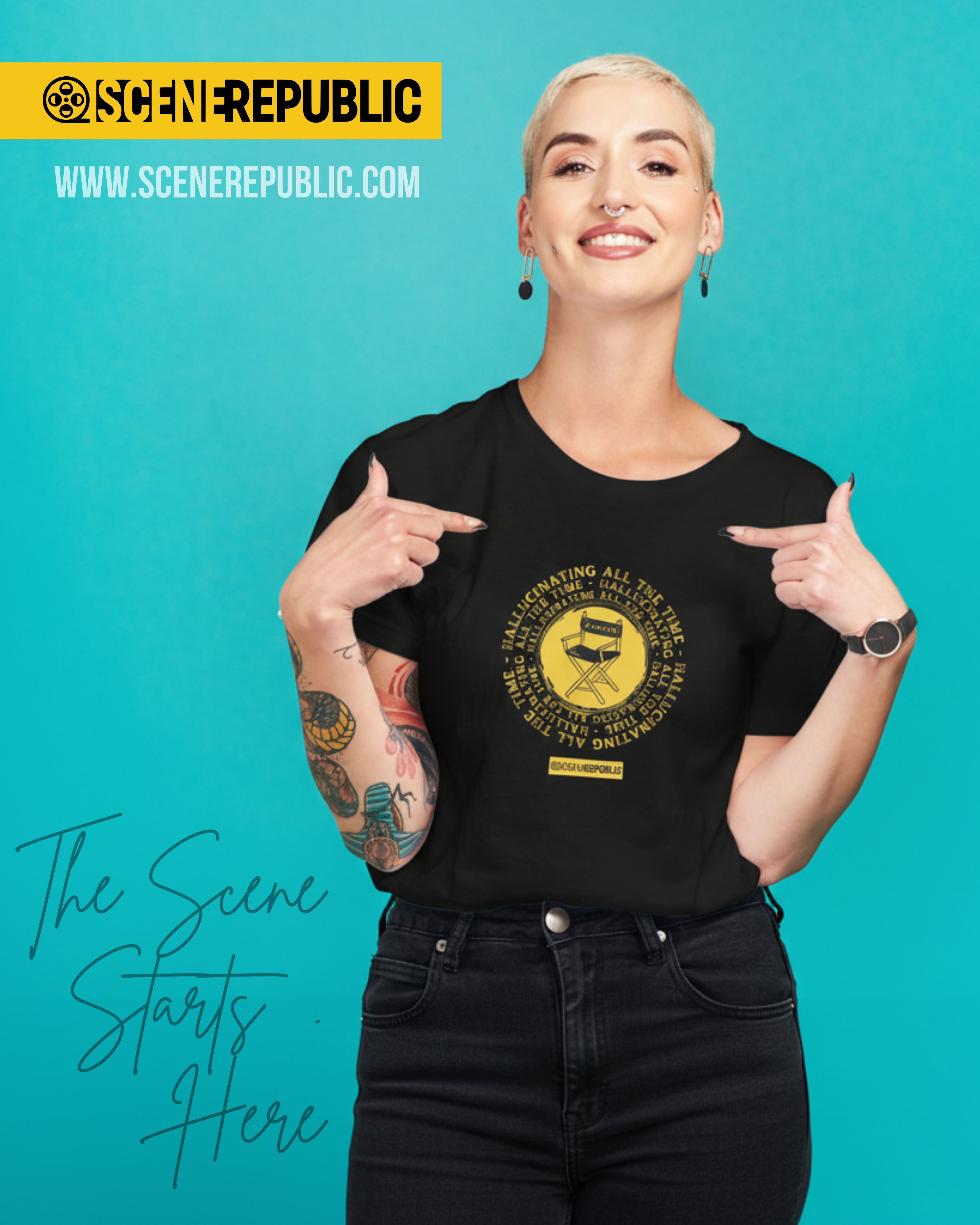 I am the Director - Big Print (organic cotton)