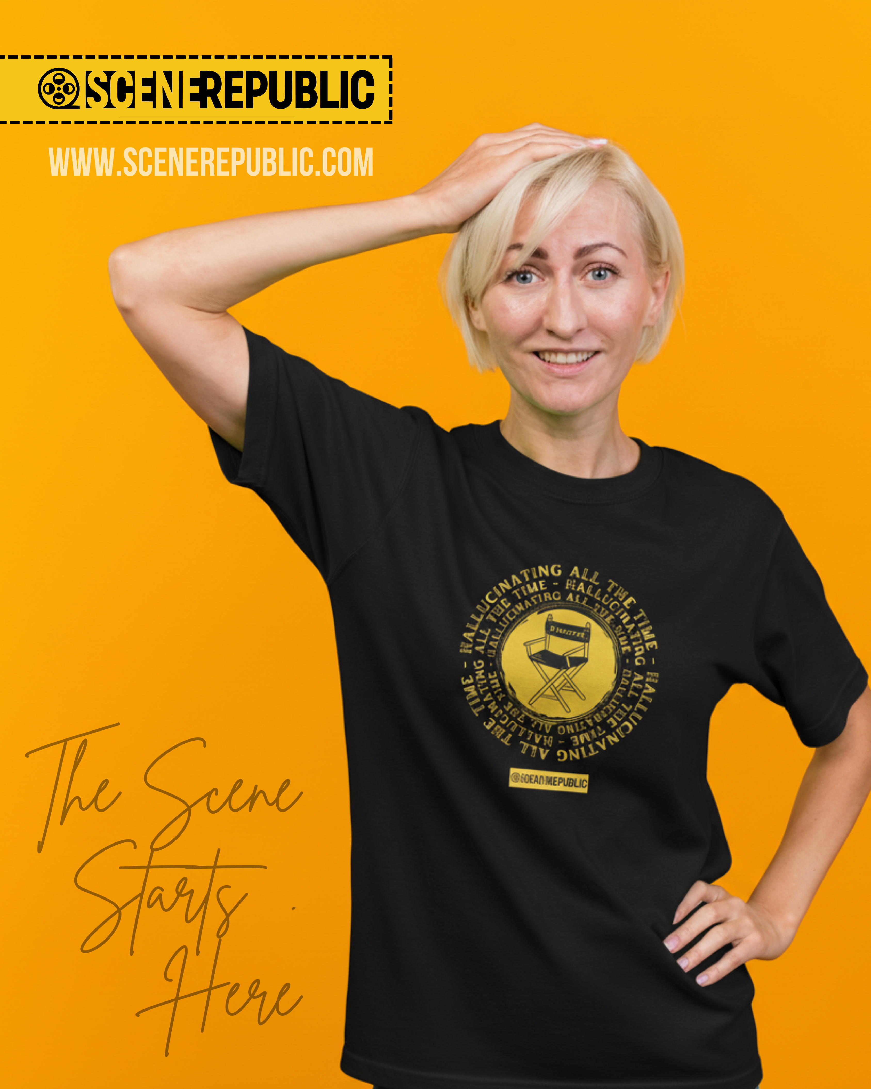 I am the Director - Big Print (organic cotton)